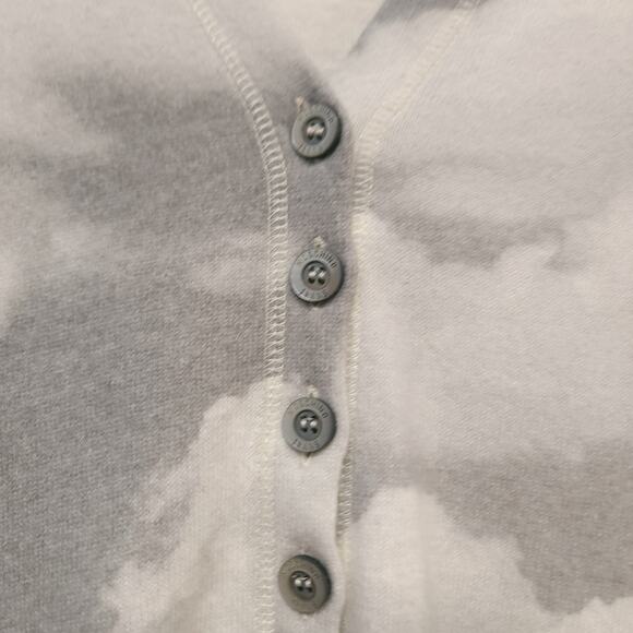 Moschino Vintage 90s Cloud Cardigan Sweater Angora Lana Wool Gray Rare 1990s - Picture 4 of 8